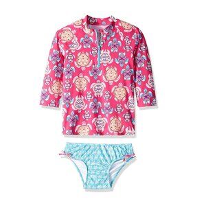 Hatley rash guard and bathing suit bottoms 3T
